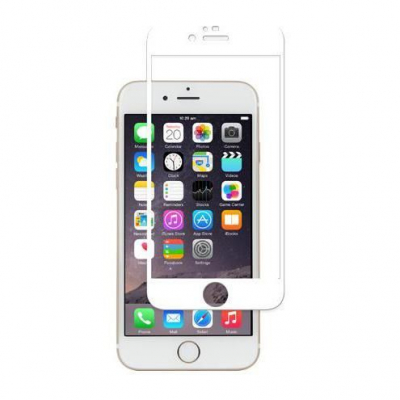 Защитное стекло для iPhone 6/6S Plus Full Glue Белое