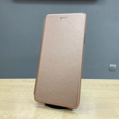 Чехол-книжка для Xiaomi Poco M4 Pro 4G розовое золото