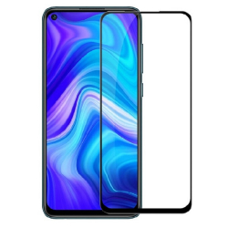 Защитное стекло для Xiaomi Redmi Note 9 Full Glue Черное