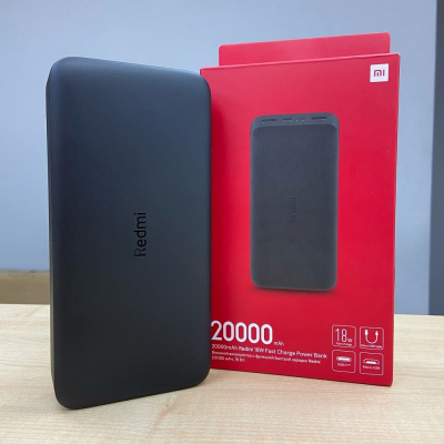 Внешний аккумулятор Xiaomi Redmi Power Bank 20000 mAh Черный