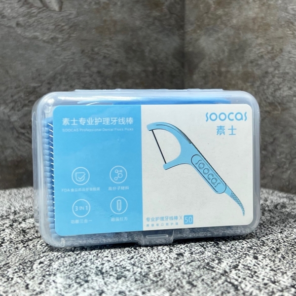 Зубная нить Xiaomi Soocas Floss Pick (50 штук) (D1)