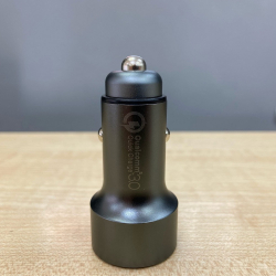 Автомобильный блок питания Xiaomi 70mai Dual USB Car Charger Silver (Midrive CC02)
