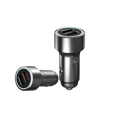 Автомобильный блок питания Xiaomi 70mai Dual USB Car Charger Silver (Midrive CC02)