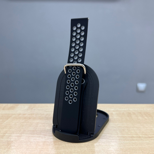 Ремешок Sport для Xiaomi Amazfit, Haylou 22мм Black Gray