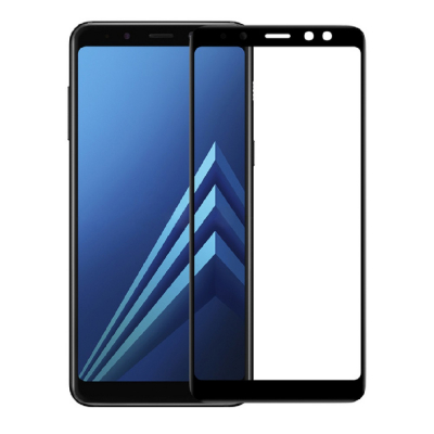 Защитное стекло для Samsung A530F Galaxy A8 (2018) Full Glue Черное