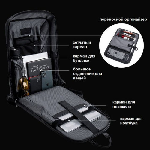 Рюкзак Arctic Hunter B00451 Black