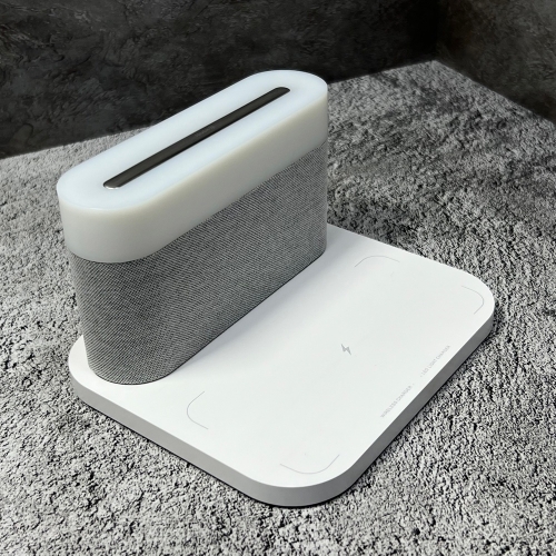 Ночник с беспроводной зарядкой и будильником Xiaomi VFZ (C-WCLL02) White