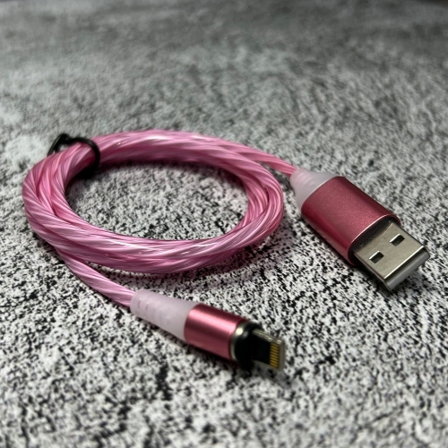 LED Magnetic Cable Lightning 8-pin Красный