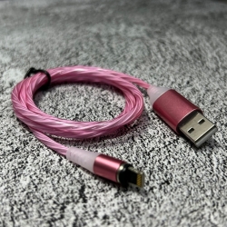 LED Magnetic Cable Lightning 8-pin Красный