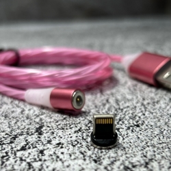 LED Magnetic Cable Lightning 8-pin Красный