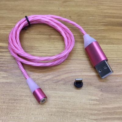 LED Magnetic Cable Lightning 8-pin Красный