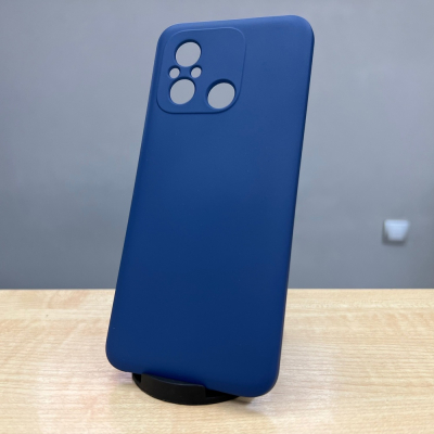 Накладка для Redmi 12C Silicone Case, синяя