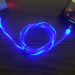 LED Magnetic Cable Lightning 8-pin Синий