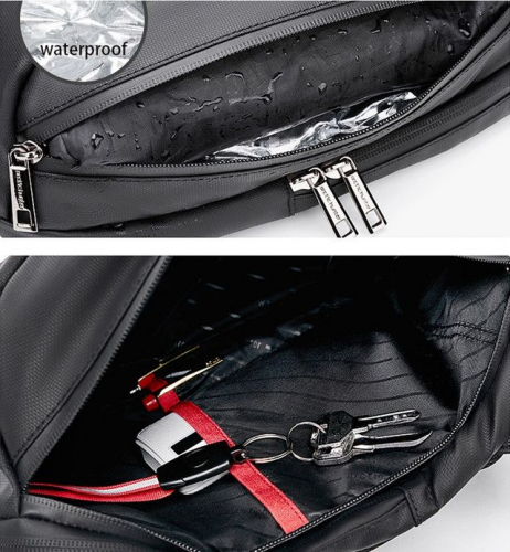 Сумка через плечо Arctic Hunter XB00081 Черный камуфляж