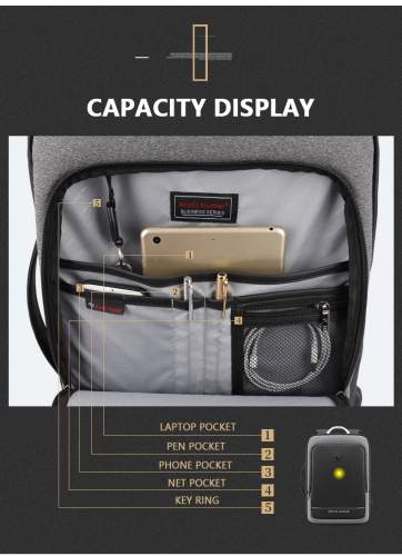 Рюкзак Arctic Hunter B00350 Black(1680D)