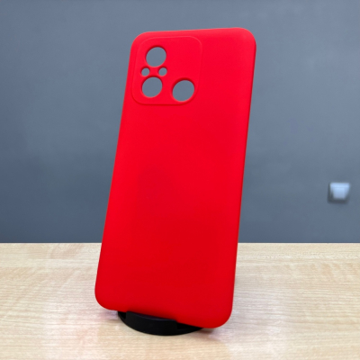 Накладка для Redmi 12C Silicone Case, красная