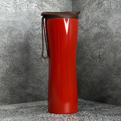 Термос Kiss Kiss Fish Moka Coffee Tumbler 430 мл Red (без экрана)