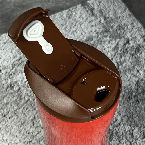 Термос Kiss Kiss Fish Moka Coffee Tumbler 430 мл Red (без экрана)