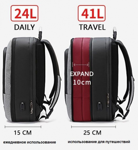 Сумка - Рюкзак Arctic Hunter B00227L Black